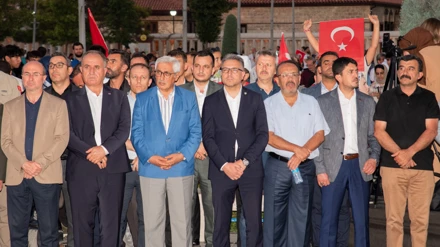 Rektör Aksoy, 15 Temmuz Demokrasi ve Milli Birlik Günü etkinliklerine katıldı